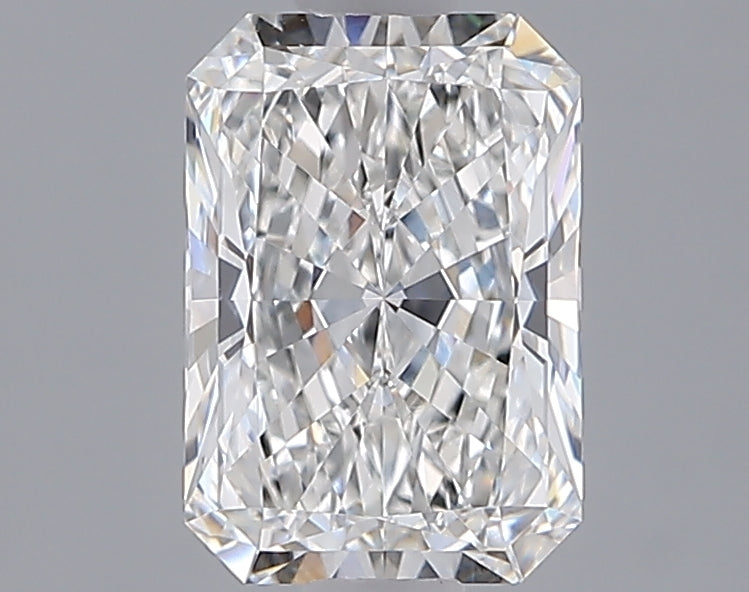 1.54 Carat Radiant Shaped, Ideal Cut, E Color, VVS2 Clarity, IGI Certified Lab Grown Diamond