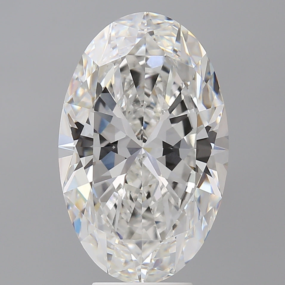 6.10 Carat Oval Shaped, Ideal Cut, E Color, VVS2 Clarity, IGI Certified Lab Grown Diamond