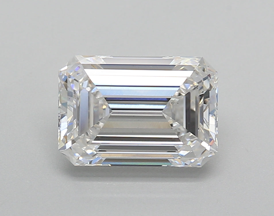 2.02 Carat Emerald Shaped, Excellent Cut, D Color, VS1 Clarity, IGI Certified Lab Grown Diamond