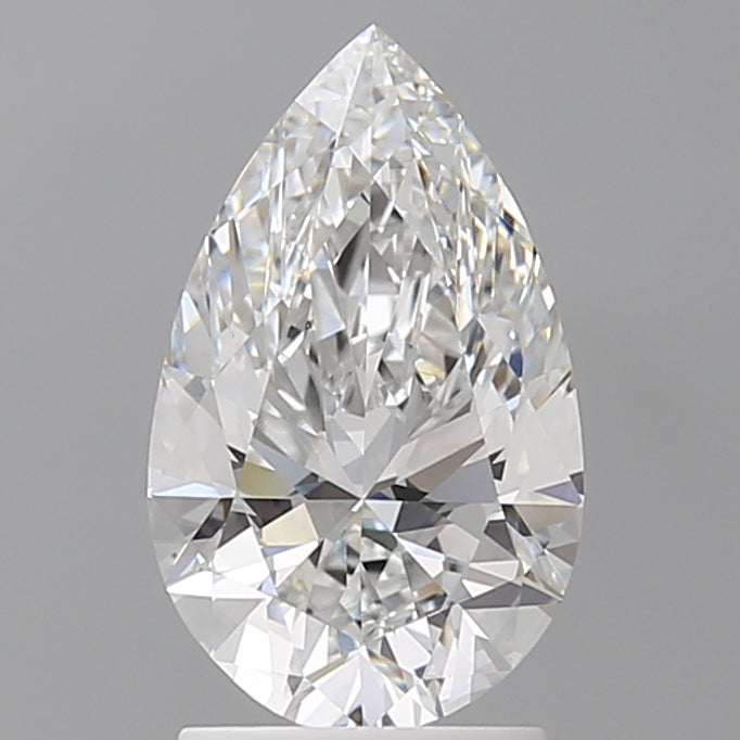 2.07 Carat Pear Shaped, Ideal Cut, D Color, VS1 Clarity, IGI Certified Lab Grown Diamond