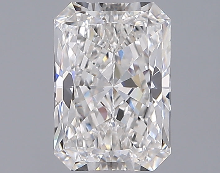 1.33 Carat Radiant Shaped, Ideal Cut, F Color, VVS2 Clarity, IGI Certified Lab Grown Diamond