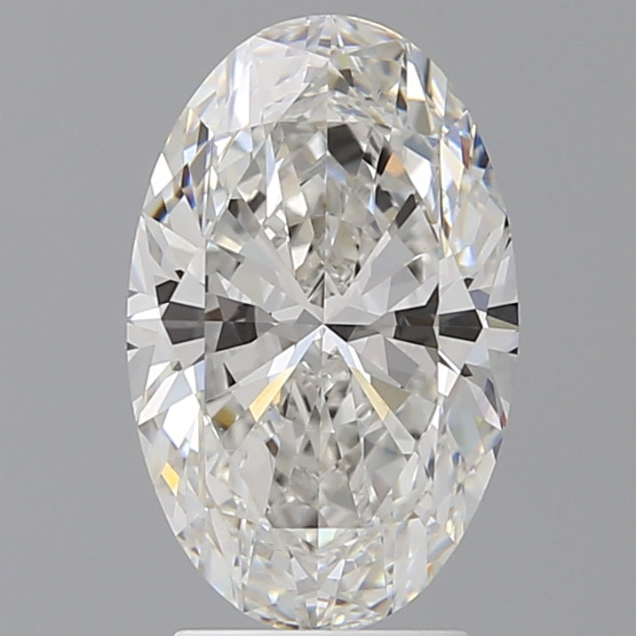 3.10 Carat Oval Shaped, Ideal Cut, F Color, VVS2 Clarity, IGI Certified Lab Grown Diamond
