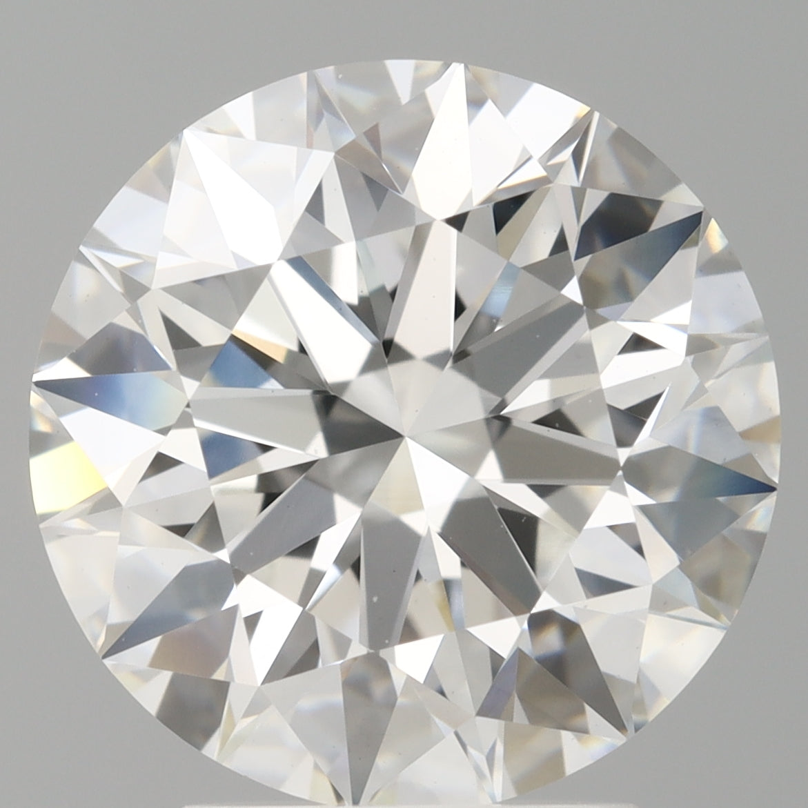 3.50 Carat Round Shaped, Excellent Cut, E Color, VVS2 Clarity, IGI Certified Lab Grown Diamond