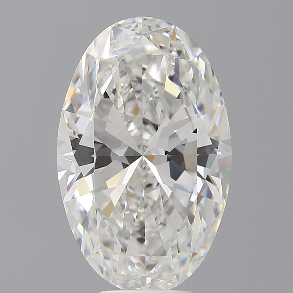 6.56 Carat Oval Shaped, Ideal Cut, F Color, VVS2 Clarity, IGI Certified Lab Grown Diamond