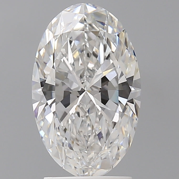2.50 Carat Oval Shaped, Ideal Cut, E Color, VVS2 Clarity, IGI Certified Lab Grown Diamond