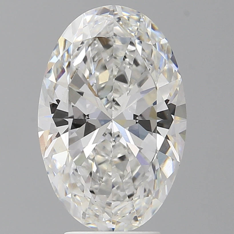 4.55 Carat Oval Shaped, Ideal Cut, E Color, VVS2 Clarity, IGI Certified Lab Grown Diamond