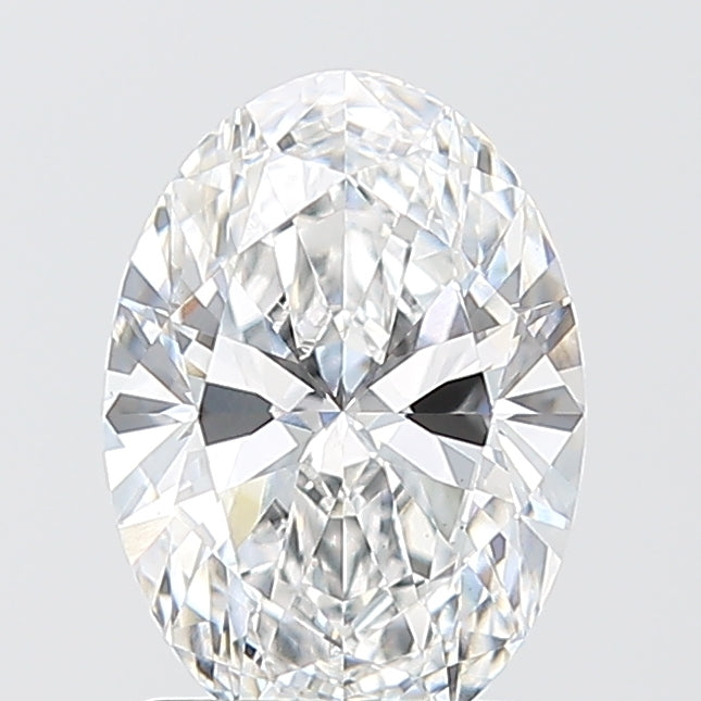 1.59 Carat Oval Shaped, Ideal Cut, D Color, VVS2 Clarity, IGI Certified Lab Grown Diamond