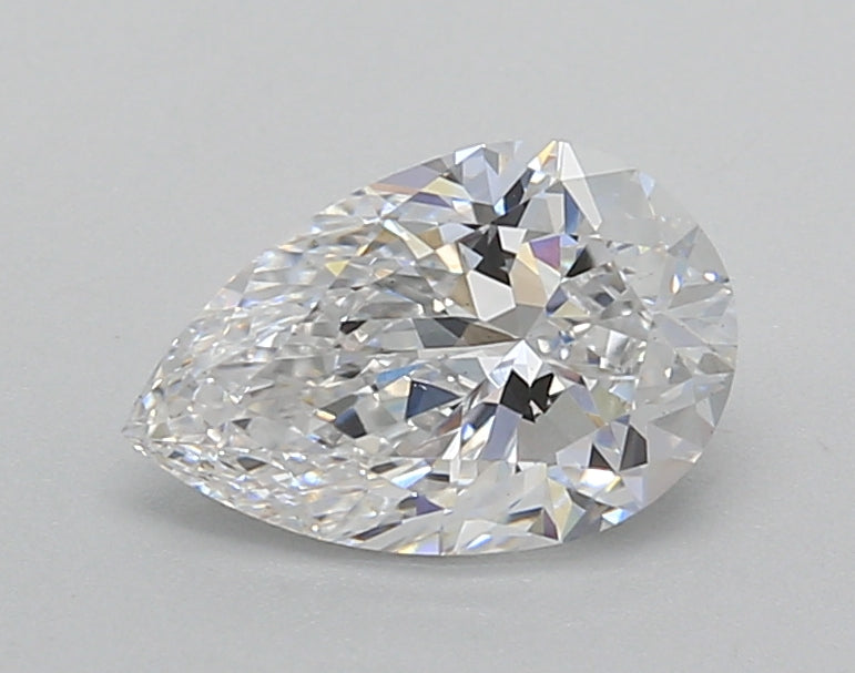 1.11 Carat Pear Shaped, Excellent Cut, D Color, VS1 Clarity, IGI Certified Lab Grown Diamond