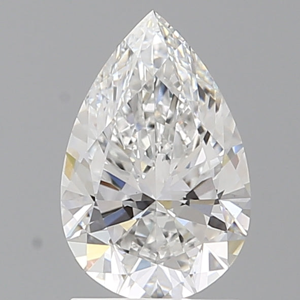 1.59 Carat Pear Shaped, Ideal Cut, E Color, VVS2 Clarity, IGI Certified Lab Grown Diamond