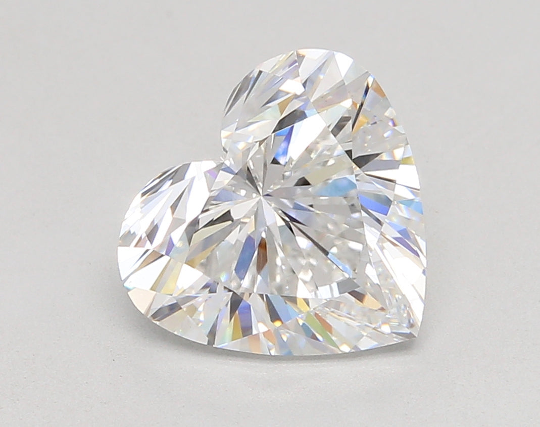 4.05 Carat Heart Shaped, Ideal Cut, D Color, VS1 Clarity, IGI Certified Lab Grown Diamond