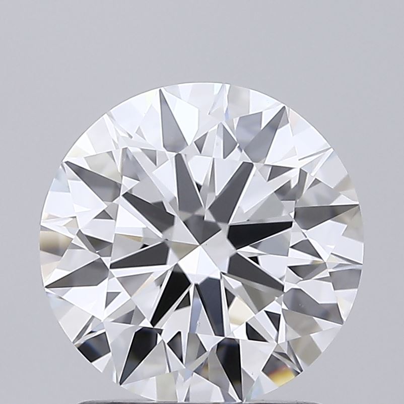 1.57 Carat Round Shaped, Ideal Cut, D Color, VS1 Clarity, IGI Certified Lab Grown Diamond