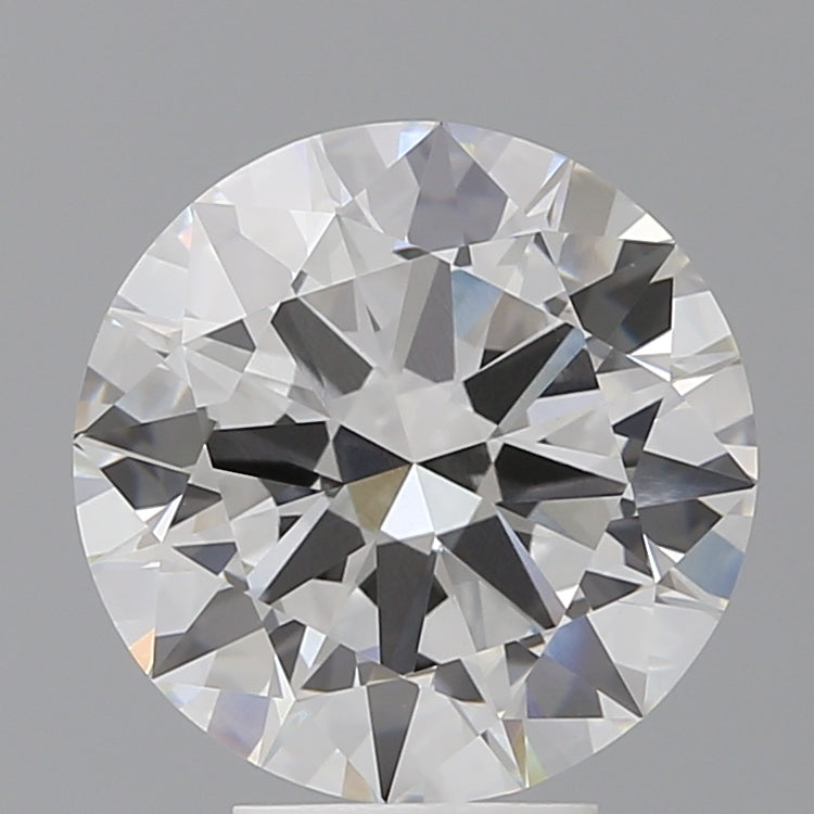 5.06 Carat Round Shaped, Excellent Cut, F Color, VVS2 Clarity, IGI Certified Lab Grown Diamond