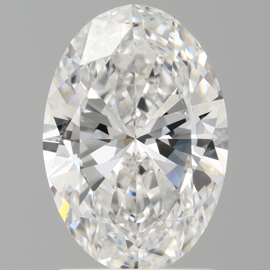 1.90 Carat Oval Shaped, Ideal Cut, D Color, VVS2 Clarity, IGI Certified Lab Grown Diamond