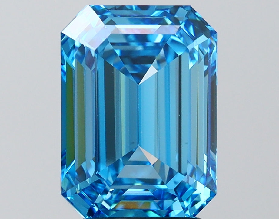 4.04 Carat Emerald Shaped, Ideal Cut, VS1 Clarity, IGI Certified Lab Grown Diamond