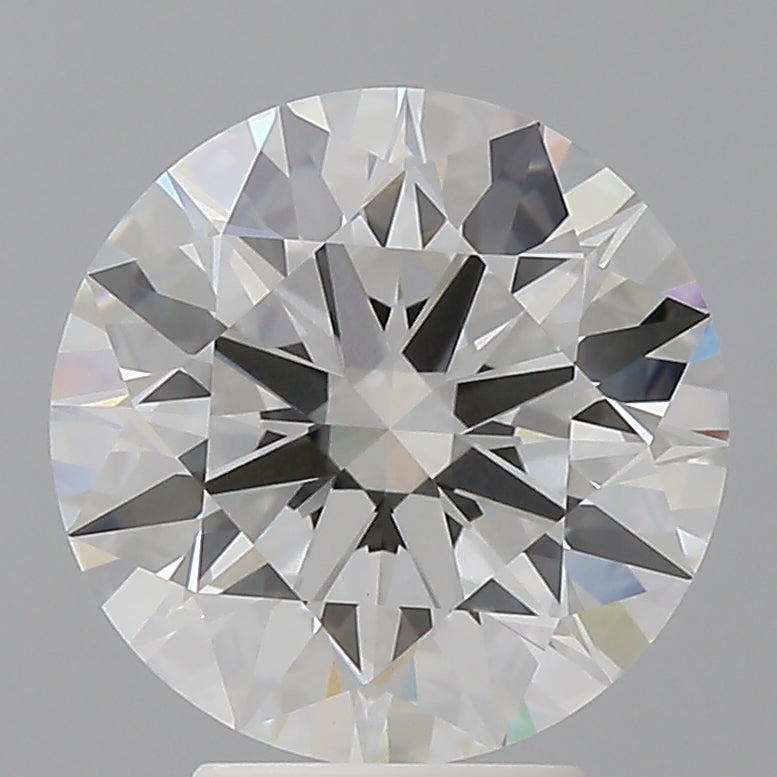 4.10 Carat Round Shaped, Ideal Cut, E Color, VVS2 Clarity, IGI Certified Lab Grown Diamond