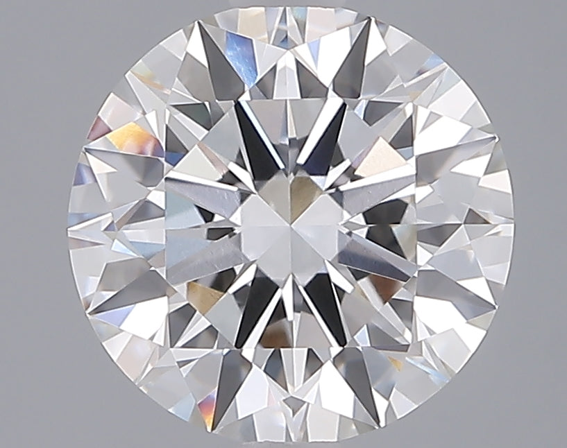 3.00 Carat Round Shaped, Excellent Cut, F Color, VVS2 Clarity, IGI Certified Lab Grown Diamond