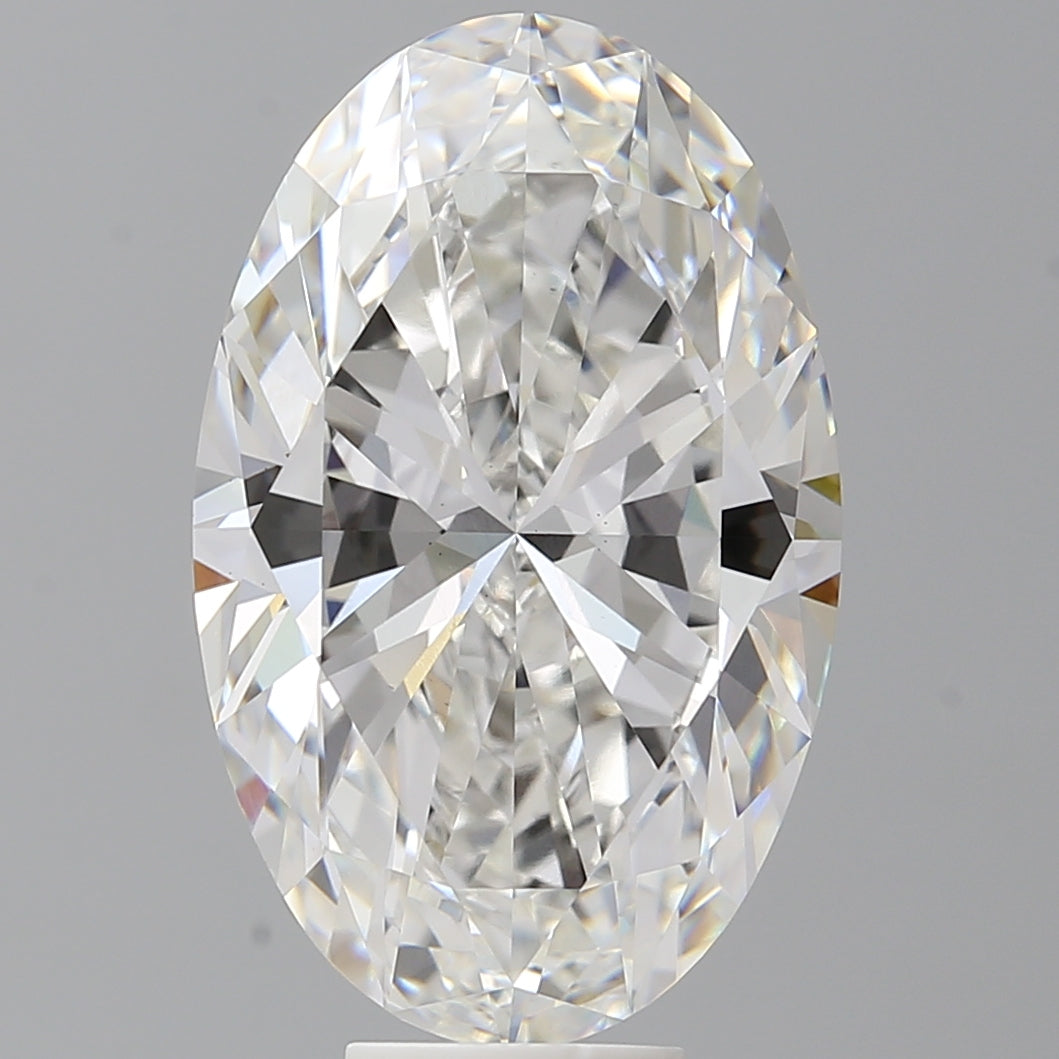 9.10 Carat Oval Shaped, Ideal Cut, F Color, VS1 Clarity, IGI Certified Lab Grown Diamond