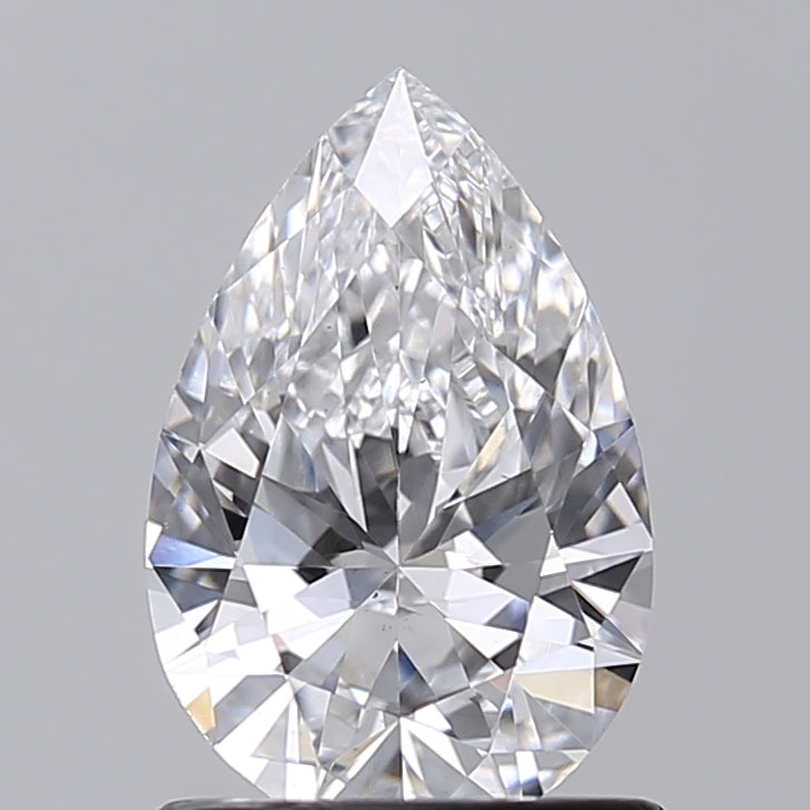 1.01 Carat Pear Shaped, Very Good Cut, D Color, VS1 Clarity, IGI Certified Lab Grown Diamond