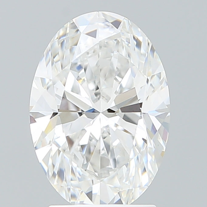 2.59 Carat Oval Shaped, Excellent Cut, D Color, VVS2 Clarity, IGI Certified Lab Grown Diamond
