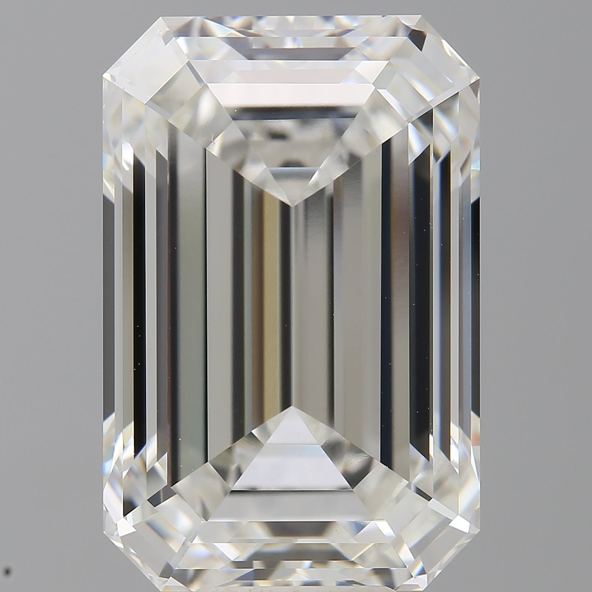 12.05 Carat Emerald Shaped, Ideal Cut, F Color, VVS2 Clarity, IGI Certified Lab Grown Diamond