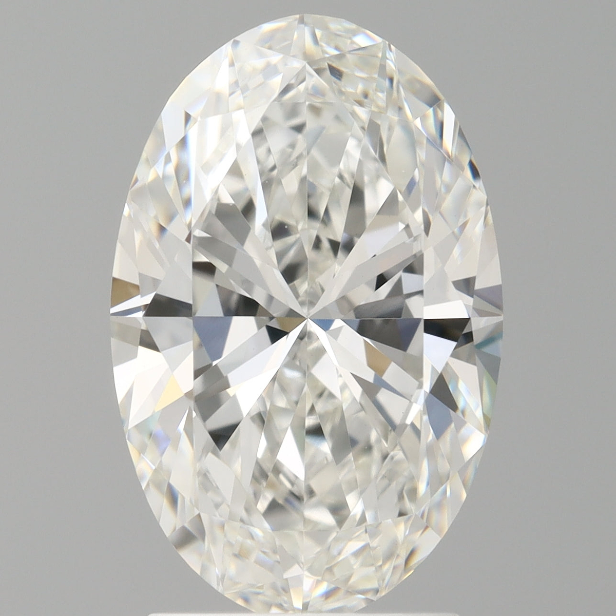 2.55 Carat Oval Shaped, Ideal Cut, E Color, VVS2 Clarity, IGI Certified Lab Grown Diamond