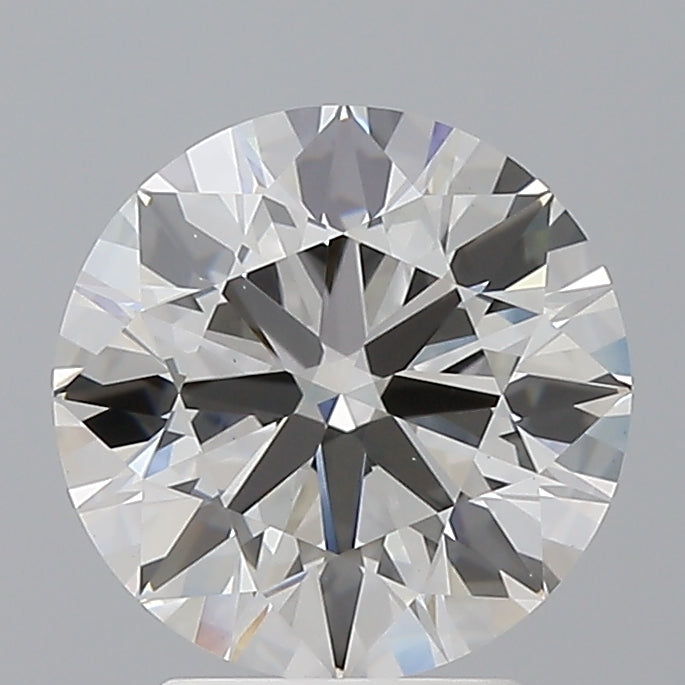 2.51 Carat Round Shaped, Ideal Cut, F Color, VVS2 Clarity, IGI Certified Lab Grown Diamond