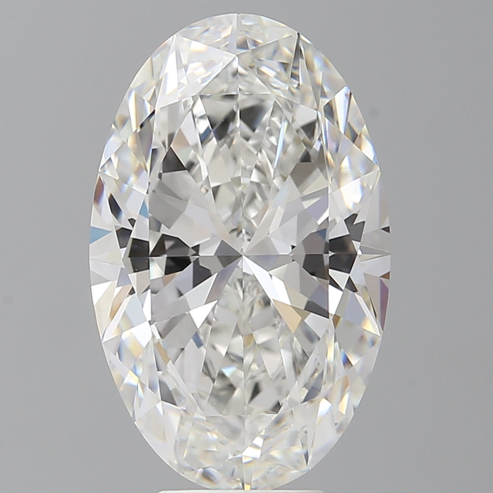 7.55 Carat Oval Shaped, Ideal Cut, F Color, VVS2 Clarity, IGI Certified Lab Grown Diamond