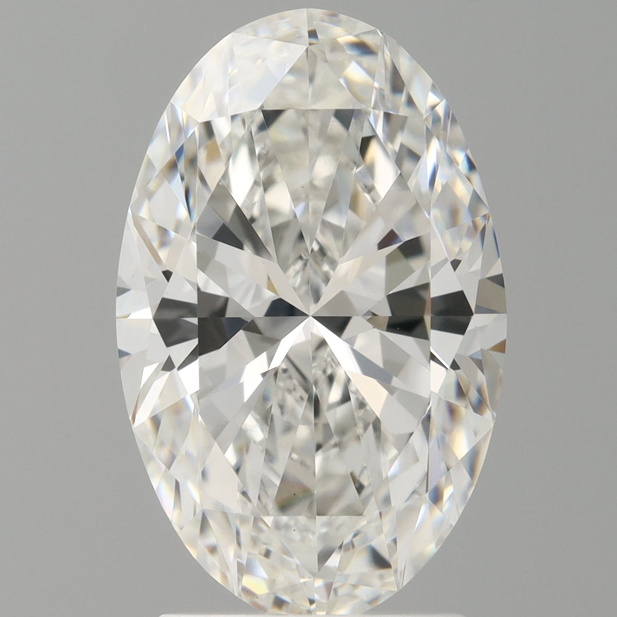 2.55 Carat Oval Shaped, Ideal Cut, F Color, VVS2 Clarity, IGI Certified Lab Grown Diamond