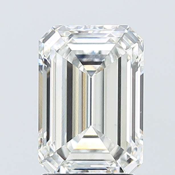 2.57 Carat Emerald Shaped, Ideal Cut, E Color, VVS2 Clarity, IGI Certified Lab Grown Diamond