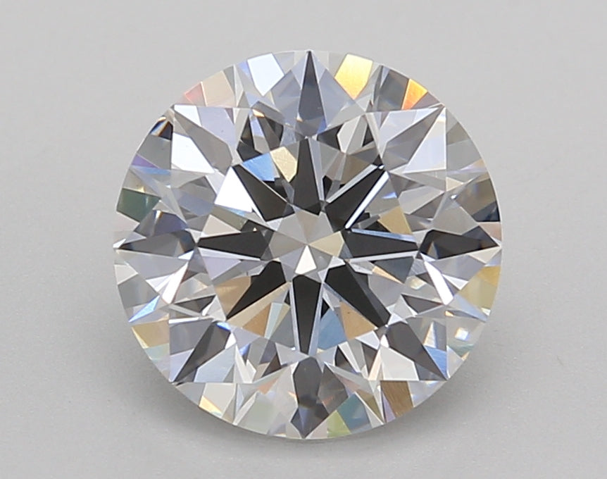 2.51 Carat Round Shaped, Ideal Cut, E Color, VVS2 Clarity, IGI Certified Lab Grown Diamond
