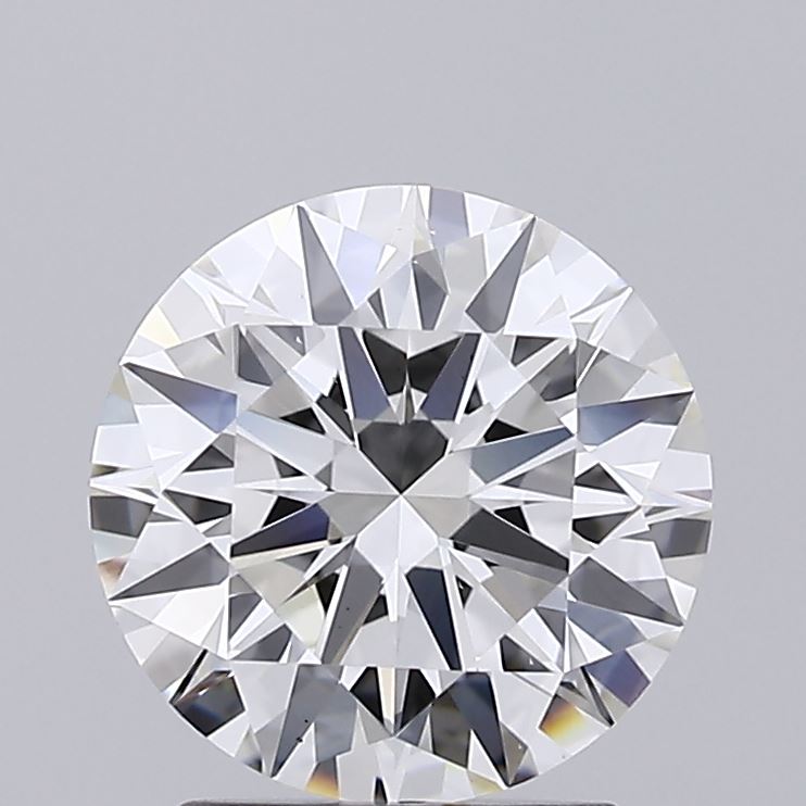 2.11 Carat Round Shaped, Ideal Cut, F Color, VS1 Clarity, IGI Certified Lab Grown Diamond