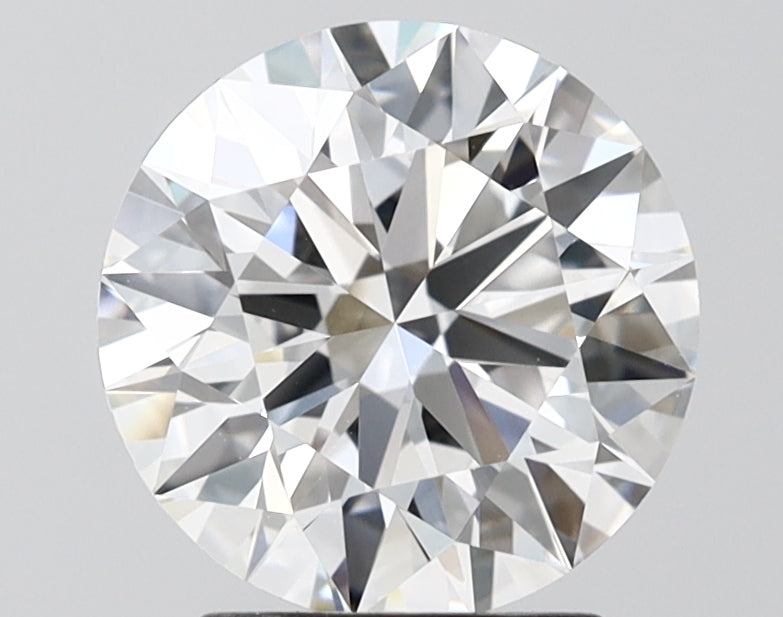 2.56 Carat Round Shaped, Ideal Cut, F Color, VVS2 Clarity, IGI Certified Lab Grown Diamond