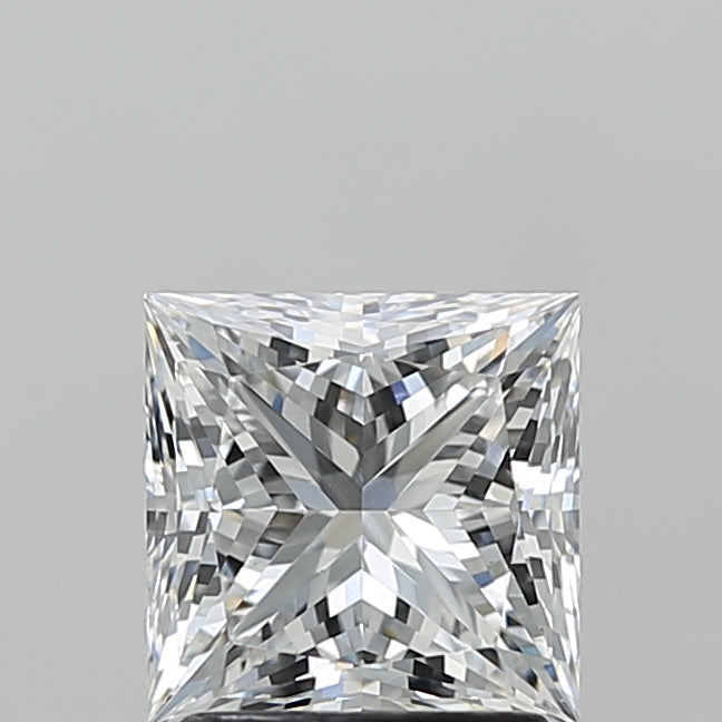 2.07 Carat Princess Shaped, Ideal Cut, E Color, VVS2 Clarity, IGI Certified Lab Grown Diamond