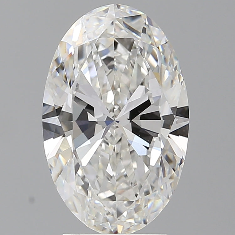 3.50 Carat Oval Shaped, Ideal Cut, E Color, VVS2 Clarity, IGI Certified Lab Grown Diamond