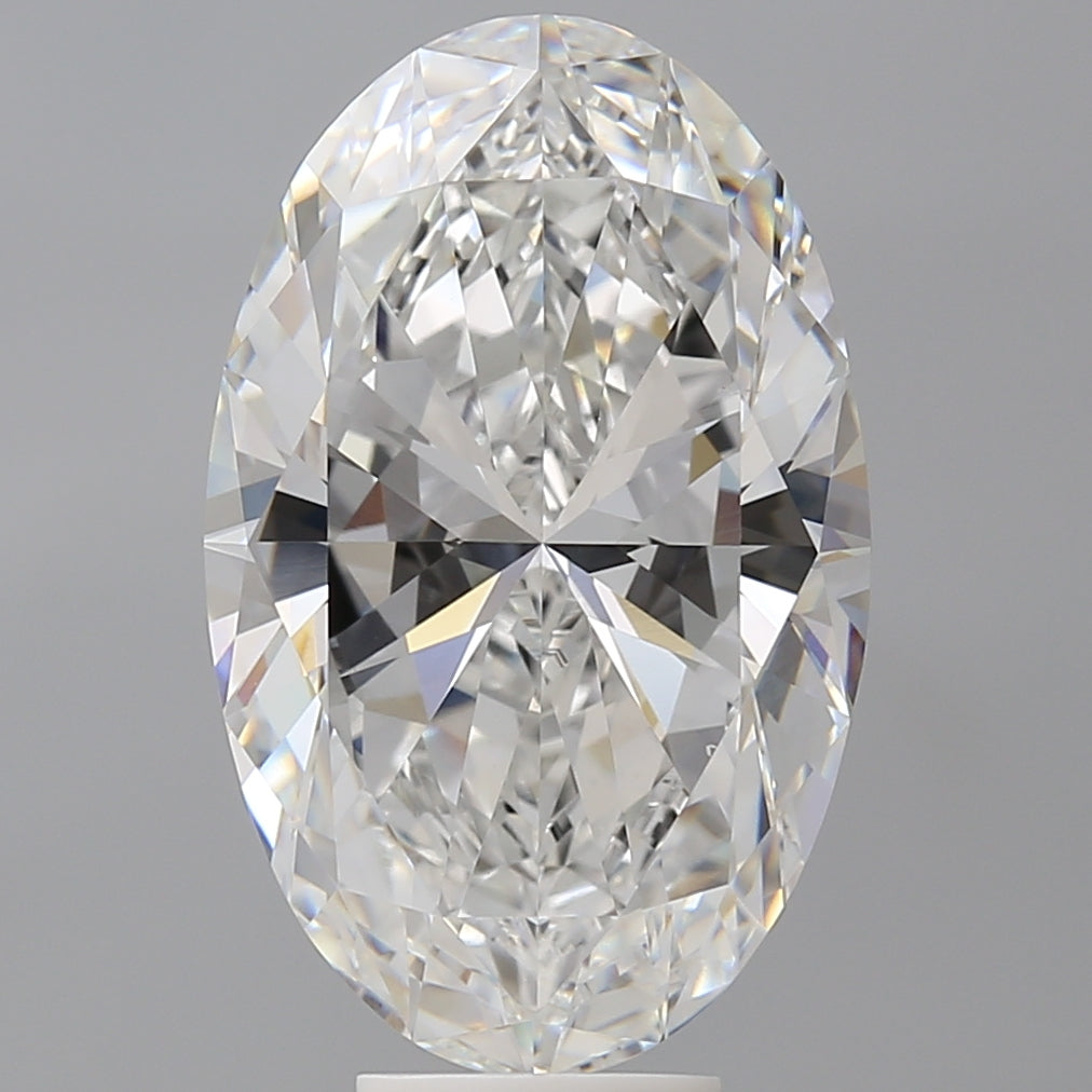 8.04 Carat Oval Shaped, Ideal Cut, E Color, VVS2 Clarity, IGI Certified Lab Grown Diamond