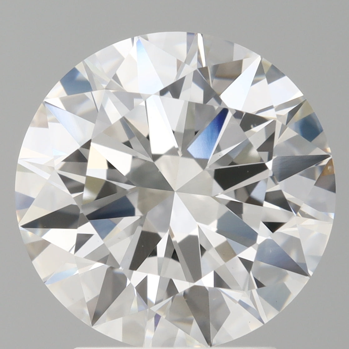 3.00 Carat Round Shaped, Excellent Cut, E Color, VS1 Clarity, IGI Certified Lab Grown Diamond