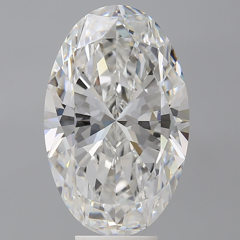 7.10 Carat Oval Shaped, Ideal Cut, E Color, VVS2 Clarity, IGI Certified Lab Grown Diamond