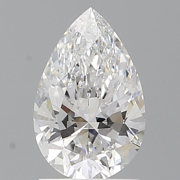 1.51 Carat Pear Shaped, Ideal Cut, E Color, VVS2 Clarity, IGI Certified Lab Grown Diamond