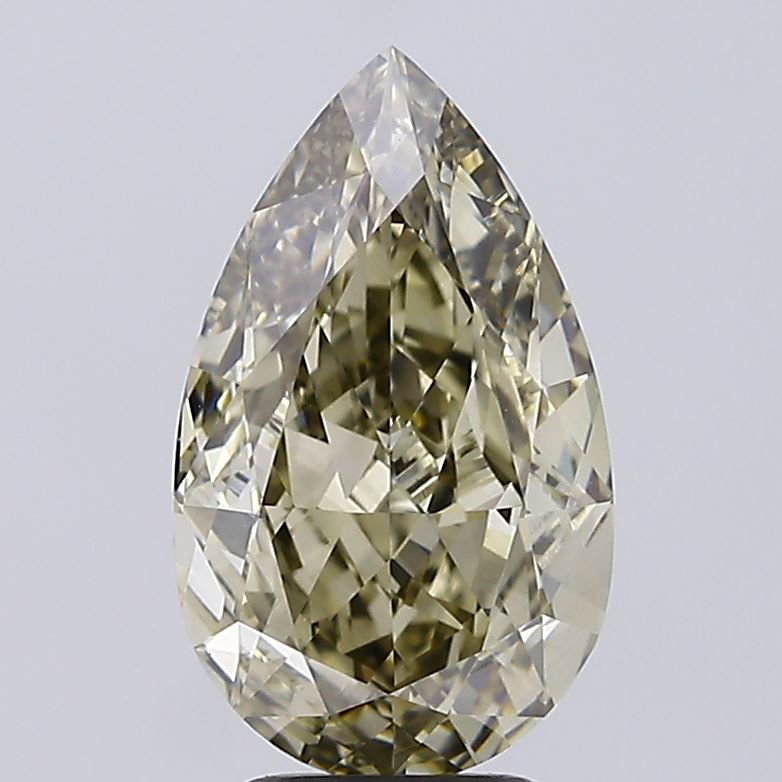 4.03 Carat Pear Shaped, Ideal Cut, VS1 Clarity, IGI Certified Lab Grown Diamond