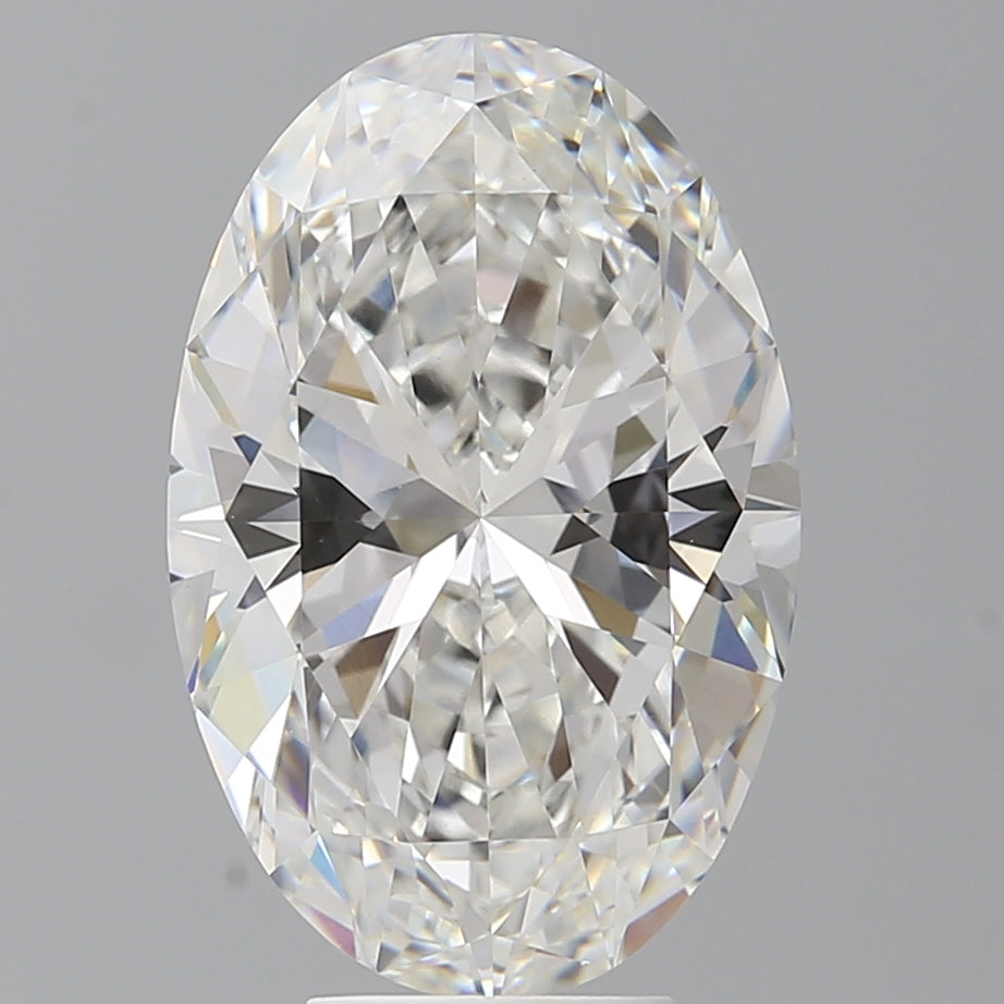 6.58 Carat Oval Shaped, Ideal Cut, F Color, VVS2 Clarity, IGI Certified Lab Grown Diamond
