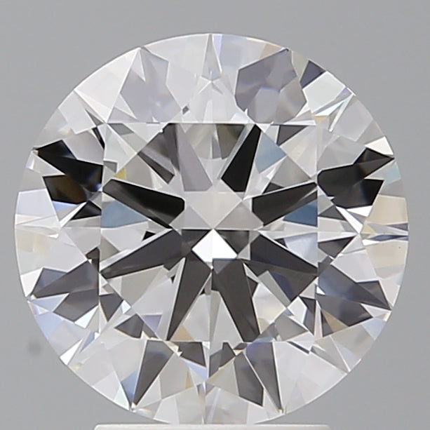 3.57 Carat Round Shaped, Ideal Cut, F Color, VVS2 Clarity, IGI Certified Lab Grown Diamond