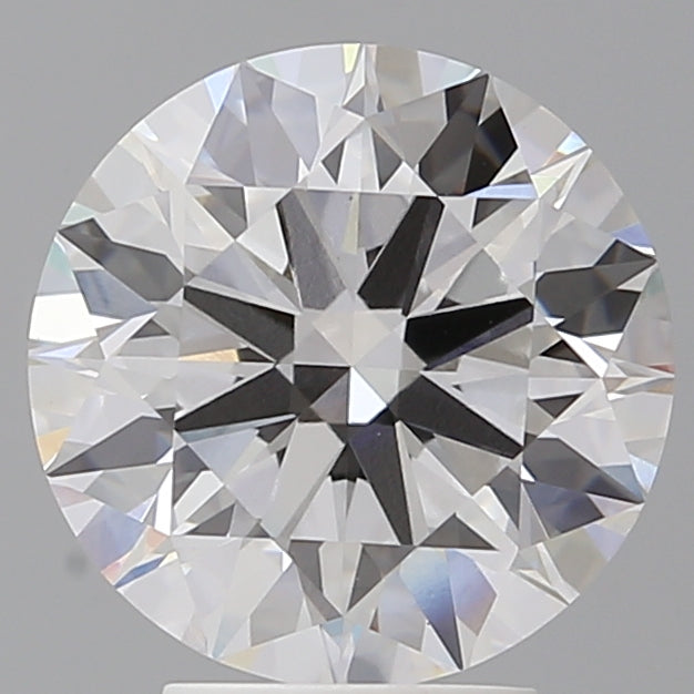 4.10 Carat Round Shaped, Ideal Cut, F Color, VVS2 Clarity, IGI Certified Lab Grown Diamond