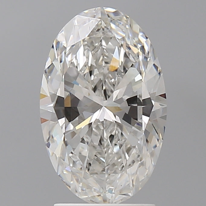 2.50 Carat Oval Shaped, Ideal Cut, F Color, VS1 Clarity, IGI Certified Lab Grown Diamond