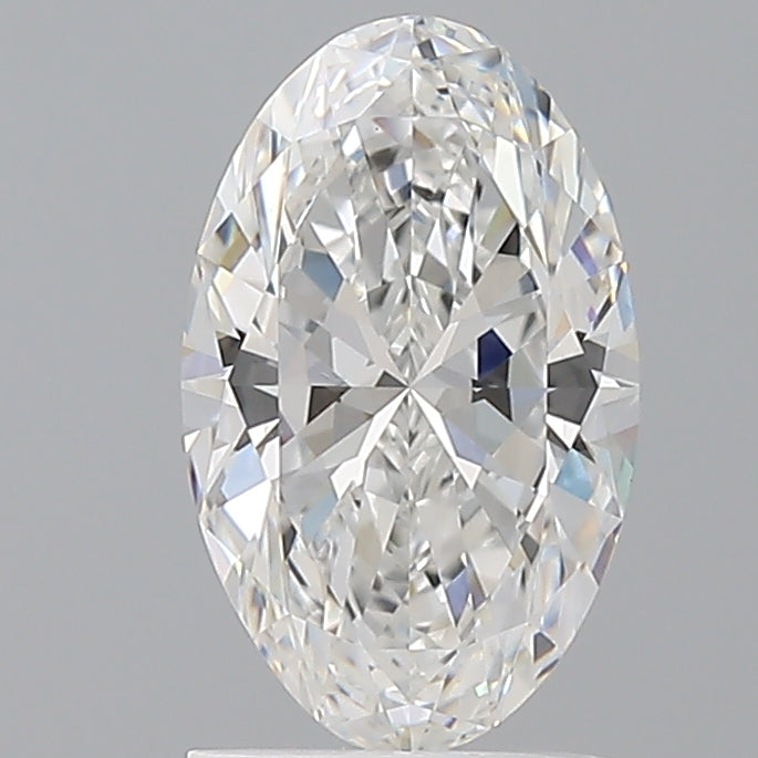 1.60 Carat Oval Shaped, Ideal Cut, D Color, VVS2 Clarity, IGI Certified Lab Grown Diamond