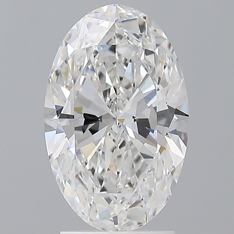 2.55 Carat Oval Shaped, Ideal Cut, E Color, VVS2 Clarity, IGI Certified Lab Grown Diamond