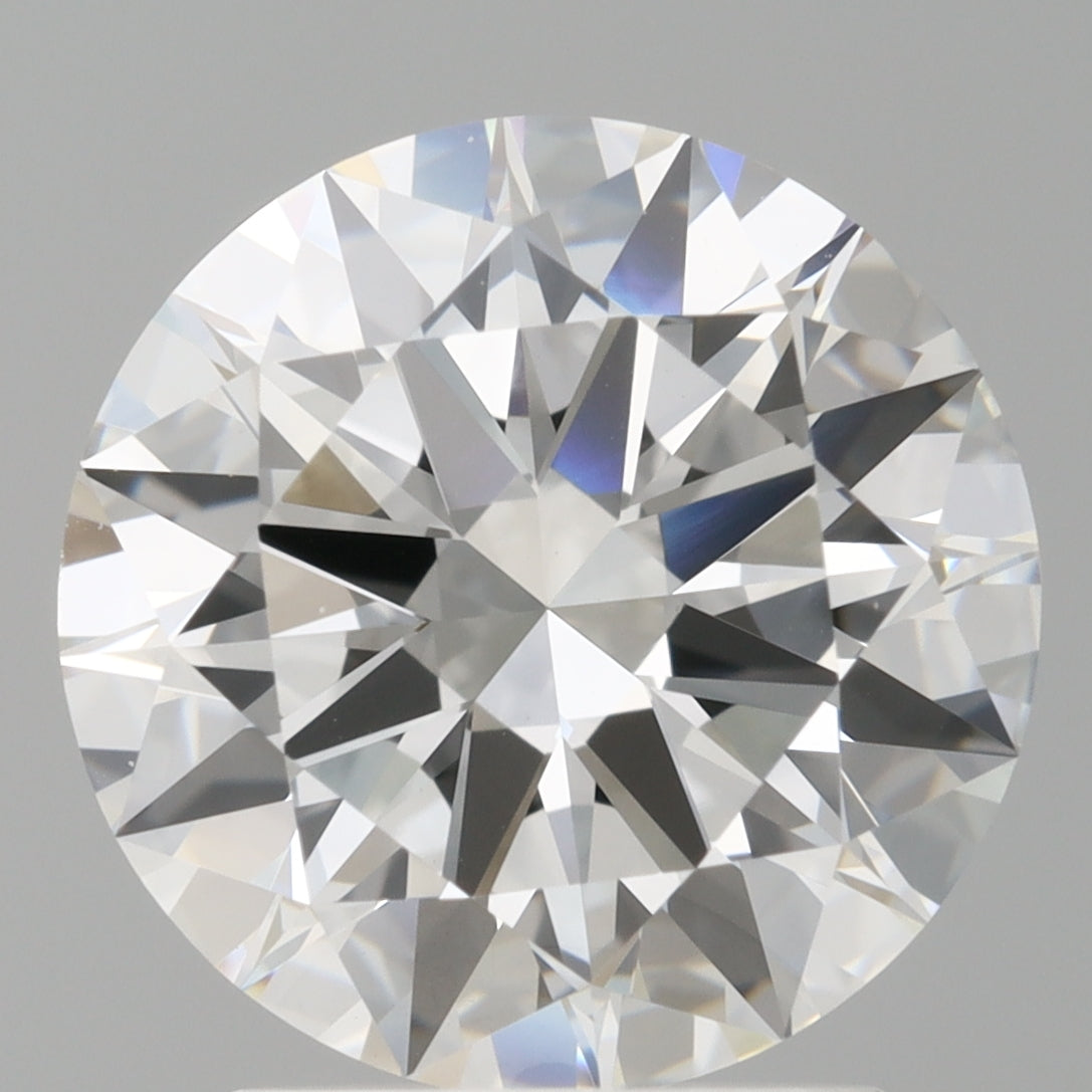 2.56 Carat Round Shaped, Excellent Cut, E Color, VVS2 Clarity, IGI Certified Lab Grown Diamond