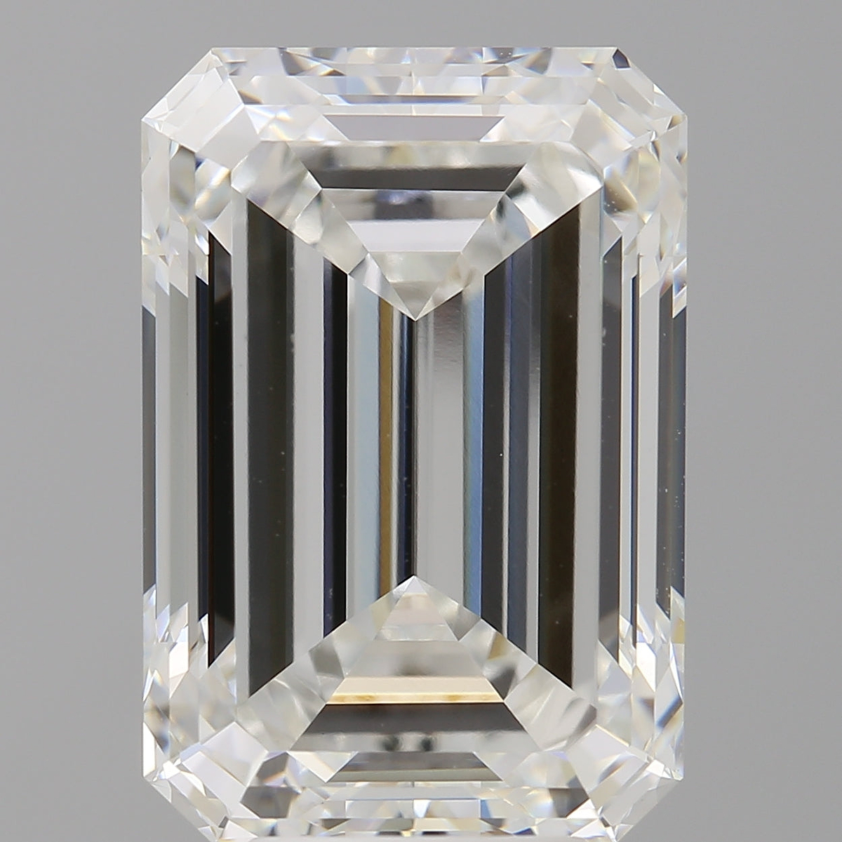 8.04 Carat Emerald Shaped, Ideal Cut, F Color, VVS2 Clarity, IGI Certified Lab Grown Diamond