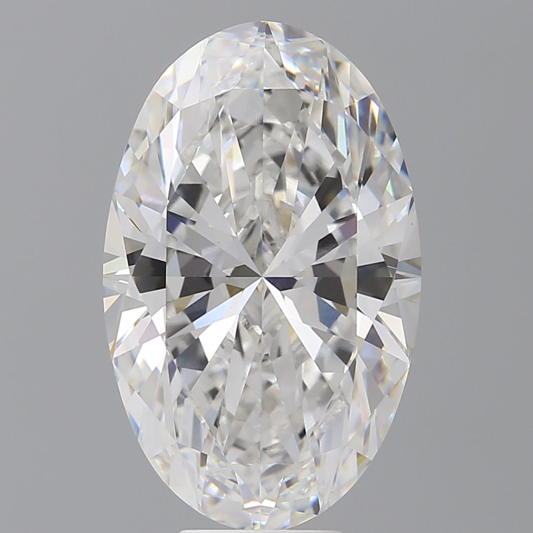 9.60 Carat Oval Shaped, Ideal Cut, E Color, VVS2 Clarity, IGI Certified Lab Grown Diamond