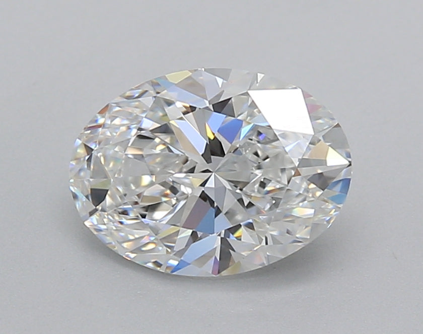 1.50 Carat Oval Shaped, Excellent Cut, D Color, VVS2 Clarity, IGI Certified Lab Grown Diamond