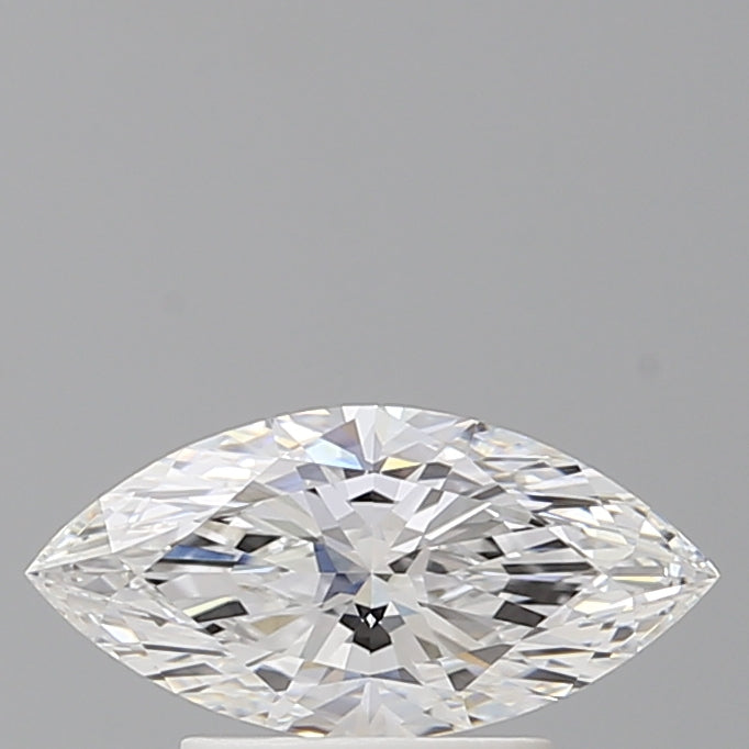 1.10 Carat Marquise Shaped, Ideal Cut, D Color, VVS2 Clarity, IGI Certified Lab Grown Diamond